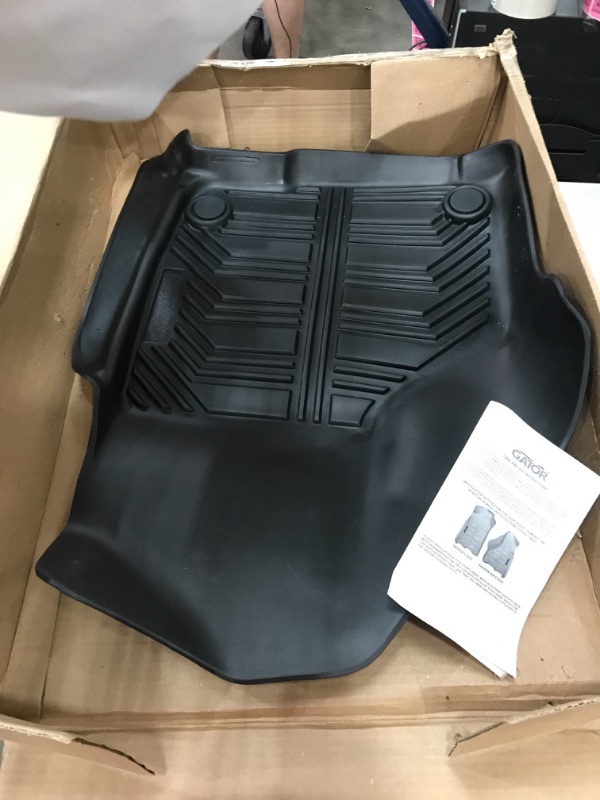Photo 3 of *USED*
*MISSING sticker logo*
Gator 79601 Black Front and 2nd Seat Floor Liners Fits 09-18 Ram 1500 Quad Cab, 2019 Ram Classic 1500 Quad Cab
