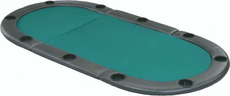 Photo 1 of *USED*
*SEE last pictures for damage* 
Fat Cat Tri-Fold Poker Game Table Top with Cushioned Rail
