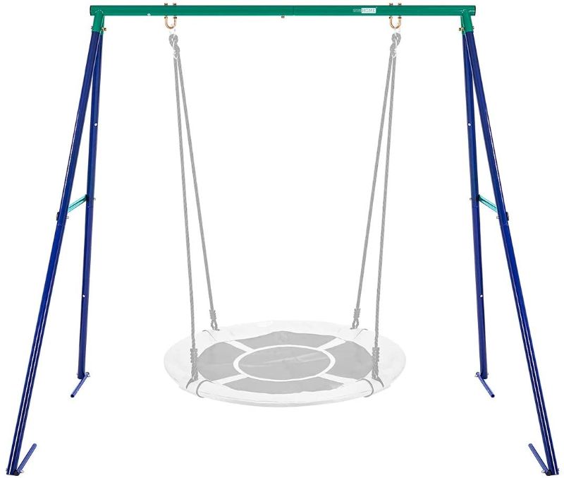 Photo 1 of ***PARTS ONLY*** VIVOHOME Metal Frame Full Steel Swing Stand, Hold up to 440 lbs, Saucer Swing NOT Included
