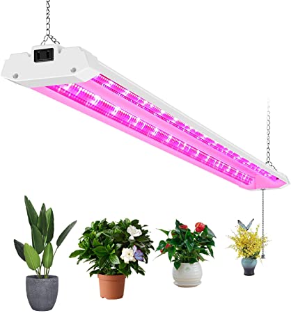 Photo 1 of (DENTED FRAME; SCRATCH DAMAGES) 
AntLux 4ft LED Grow Lights 50W Full Spectrum Integrated Growing Lamp ON/Off Pull Chain Included
