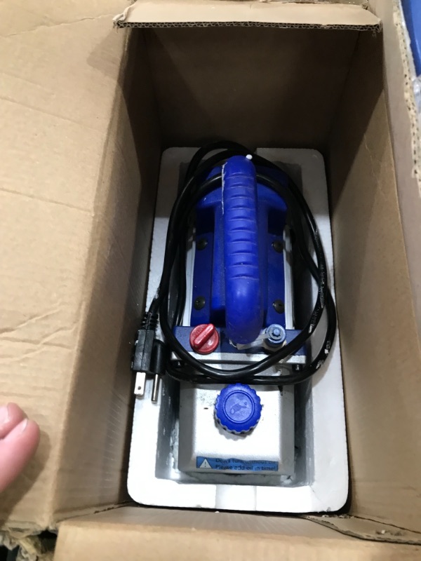 Photo 3 of 3 Gallon Vacuum Chamber with Pump, Stainless Steel Vacuum Chamber and 3CFM Vacuum Pump, Vacuum Degassing Chamber Kit with Tempered Glass Lid and Oil Perfect for Resin, Wood Stabilizing and Epoxies