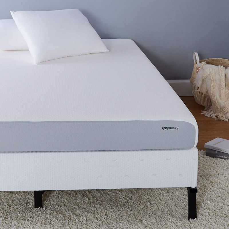 Photo 1 of Amazon Basics 6-Inch Memory Foam Mattress - Soft Plush Feel, Full
Size:Full
Style:6-inch
Pattern Name:Plush-Feel