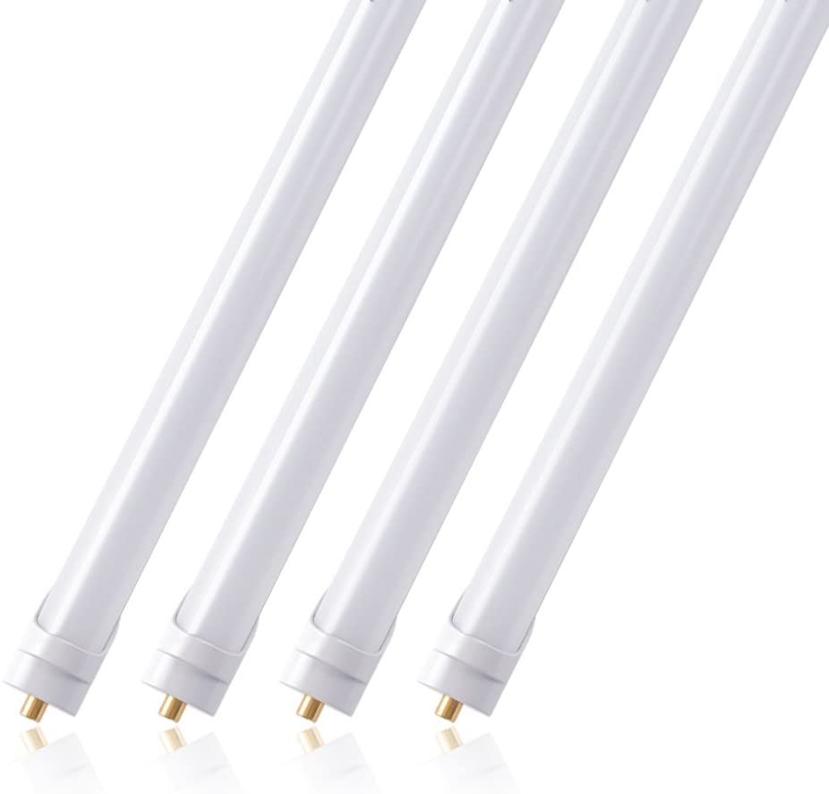 Photo 1 of (Pack of 4) Barrina T8 T10 T12 LED Light Tube, 8ft, 44W (100W Equivalent), 6500K, 4500 Lumens, Frosted Cover, Dual-Ended Power, Fluorescent Light Bulbs Replacement
MISSING 2 BULBS