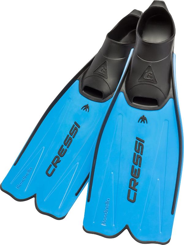 Photo 1 of Cressi Adult Snorkeling Full Foot Pocket Fins - Good Thrust, Light Fin - Rondinella: Designed and Made in Italy
Size:EU 43/44 | US Man 10/11 | US Lady 11/12