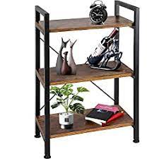 Photo 1 of 3-Tier Industrial Bookshelf