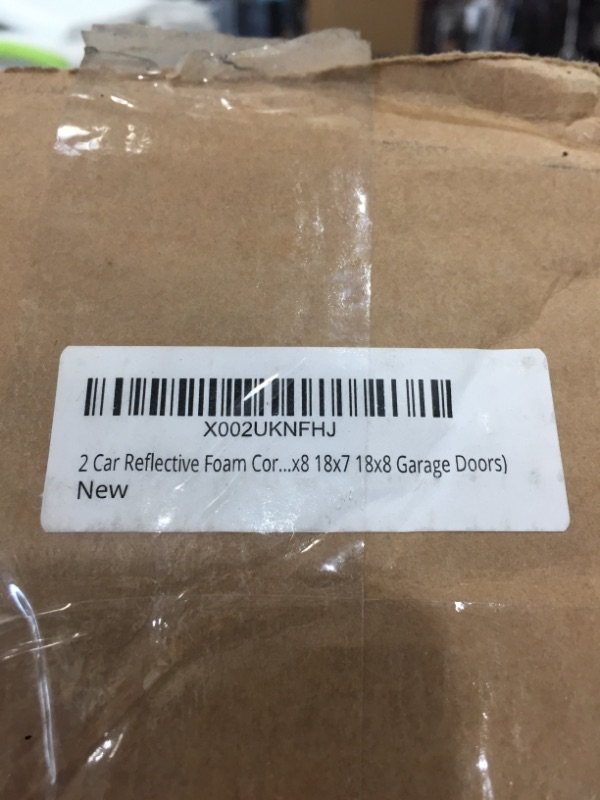 Photo 3 of 2 Car Reflective Foam Core FOIL (Non Fiberglass) 18x7 18x8 Double 2 Car Garage Door Insulation (R Value 8.5) Fits 16x7 16x8 17x7 17x8 18x7 18x8 Garage Doors)