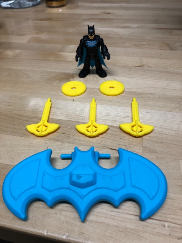 Photo 3 of Fisher-Price Imaginext DC Super Friends Bat-Tech Batbot, Transforming 2-in-1 Batman Robot and Playset with Lights and Sounds for Kids Ages 3-8
