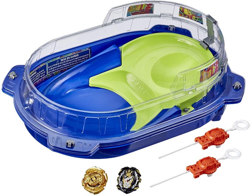 Photo 1 of BEYBLADE Burst Rise Hypersphere Vortex Climb Battle Set -- Complete Set with Beystadium, 2 Battling Top Toys and 2 Launchers, Ages 8 and Up
