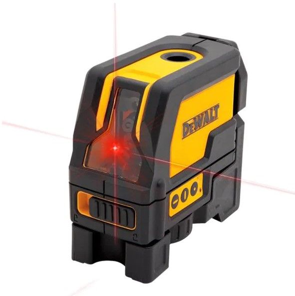 Photo 1 of ***PARTS ONLY*** DEWALT - 165 ft. Red Self-Leveling Cross-Line and Plumb Spot Laser Level with (3) AAA Batteries & Case ***PARTS ONLY***