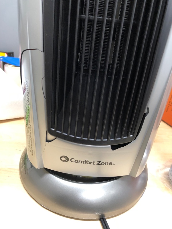 Photo 4 of **DAMAGED**
1500-Watt Digital Ceramic Oscillating Electric Tower Heater with Fan and Remote
