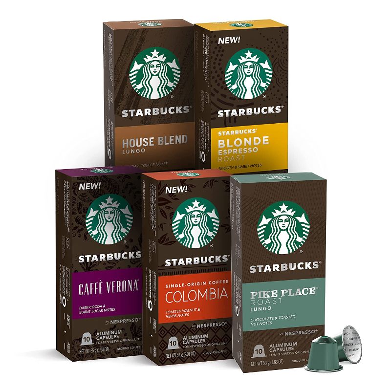 Photo 1 of **NOT INCLUDED CAFFE VERONA FLAVOR**
Starbucks by Nespresso, Best Seller Variety Pack