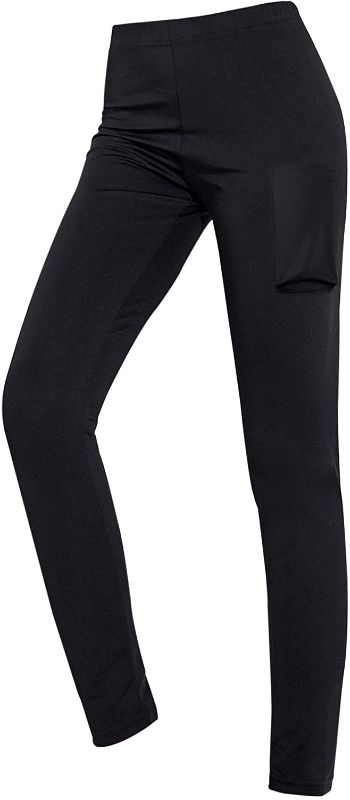 Photo 1 of Hysenm Women Sauna Sweat Pants Slimming Pants Compression Leggings Pants Workout Fitness Exercise Gym Yoga Capri Body Shaper, XL
