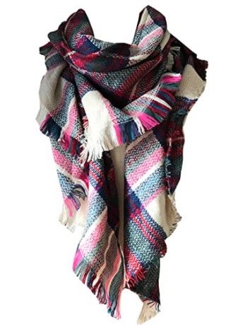 Photo 1 of BUNDLE OF SCARF, DIFFERENT DESIGN **SOLD AS SET**
Wander Agio Womens Warm Long Shawl Winter Wraps Large Scarves Knit Cashmere Feel Plaid Triangle Scarf, SOLD AS IS, NON-REFUNDABLE
