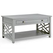 Photo 1 of Alaterre Furniture Coventry Gray Pine Coffee Table
