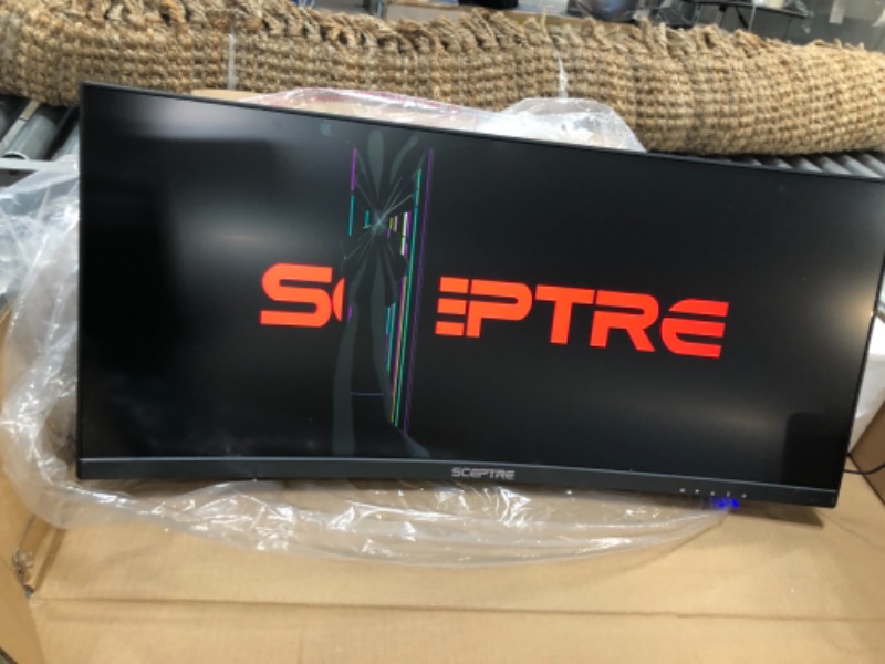 Photo 5 of Sceptre C305B-200UN - LED monitor - curved - 30" - 2560 x 1080 UWFHD @ 200 Hz - VA - 270 cd/m - 3000:1 - 5 ms - 3xHDMI, DisplayPort - speakers - black