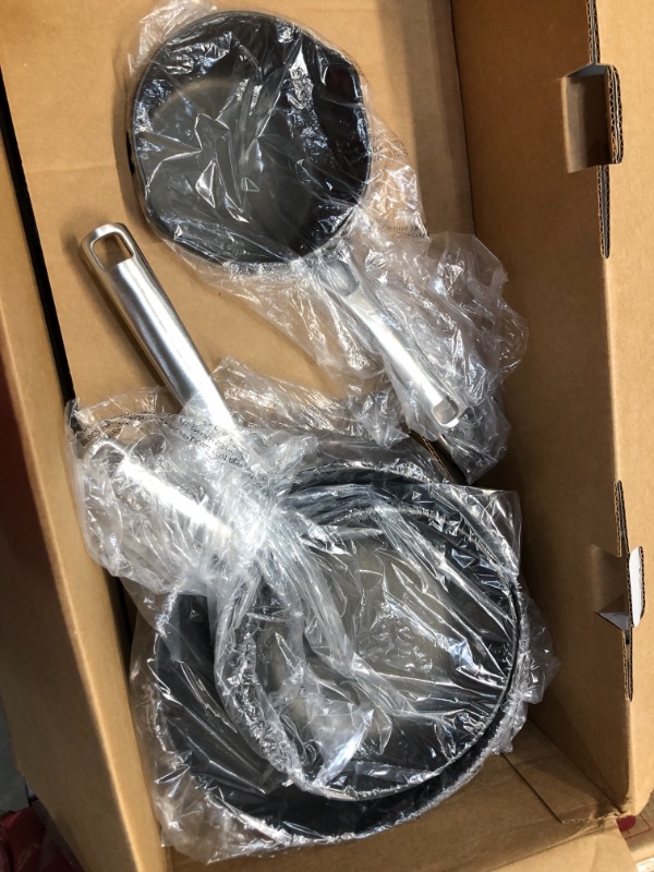 Photo 1 of Calphalon 10-Piece Classic Nonstick Cookware Set, Grey