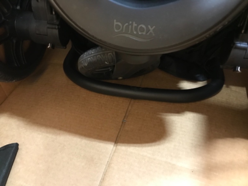 Photo 4 of Britax B-Free Stroller, Midnight - All Terrain Tires, Adjustable Handlebar, One Hand Fold, Large UV50 Canopy