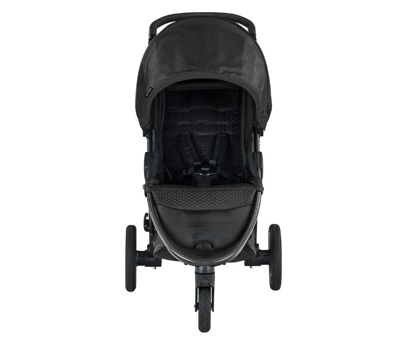 Photo 1 of Britax B-Free Stroller, Midnight - All Terrain Tires, Adjustable Handlebar, One Hand Fold, Large UV50 Canopy