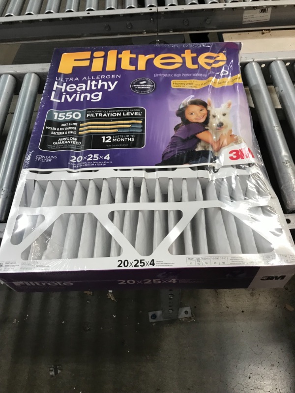 Photo 1 of 3M COMPANY DP03DC-4 Filtrete Filter, 1 Count (Pack of 1),, 4 x 20 x 25 inches