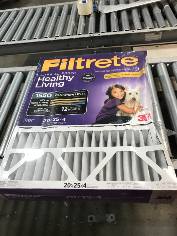 Photo 2 of 3M COMPANY DP03DC-4 Filtrete Filter, 1 Count (Pack of 1),, 4 x 20 x 25 inches