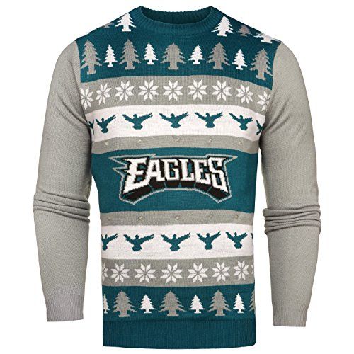 Photo 1 of FOCO Men's Ugly Sweater, Medium, Eagles team