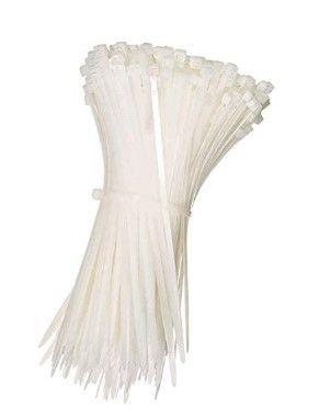 Photo 1 of Cable Zip Nylon Heavy Duty Self Locking Wire Ties (White)
5 bags, 250 zip ties