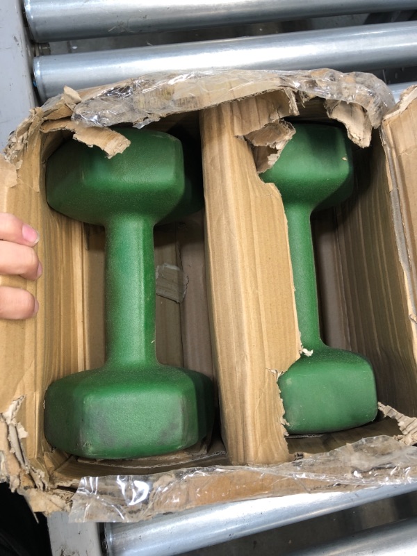 Photo 1 of Amazon Basics Neoprene Coated Dumbbell Hand Weight Set
