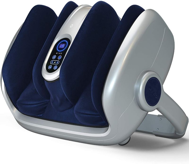 Photo 1 of Miko Shiatsu Foot Massager Machine Deep Tissue Massage Improves Circulation, Blood Flow with Deep Kneading, Heat Therapy - Plantar Fasciitis, Neuropathy, Diabetics Fits Up to Size15
