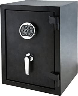 Photo 1 of Amazon Basics Fire Resistant Security Safe with Programmable Electronic Keypad - 1.24 Cubic Feet, 14.17 x 13.8 x 19.67 inches
