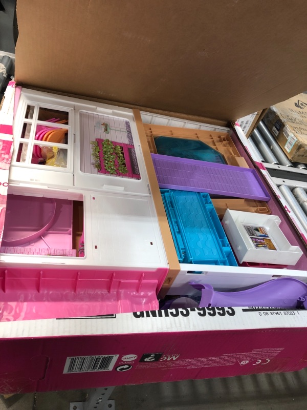 Photo 1 of Barbie Dreamhouse Dollhouse with Wheelchair Accessible Elevator