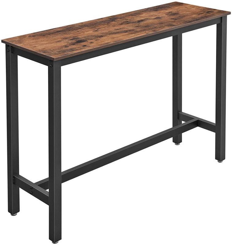 Photo 1 of 47" Tall Bar Table with Sturdy Metal Frame