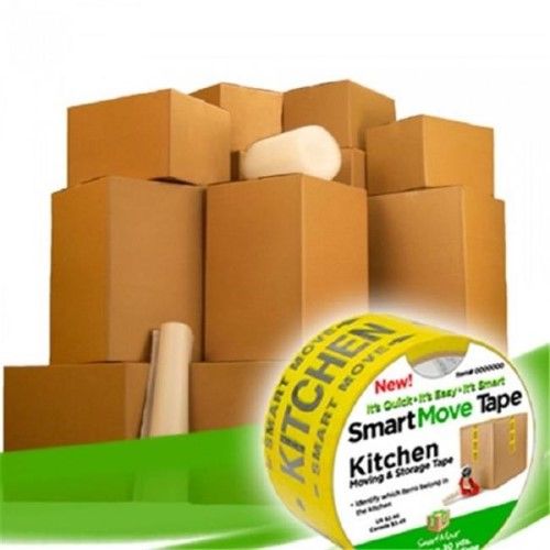 Photo 1 of uBoxes Moving Boxes - 2 Room Bigger Smart Moving Kit - 28 Boxes ,Tape, more