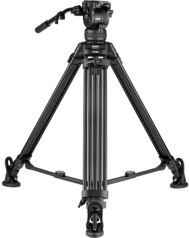 Photo 1 of Magnus REX VT-6000 2-Stage Video Tripod with Fluid Head

