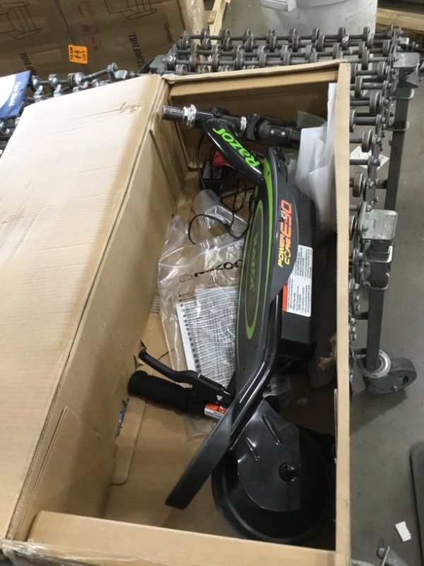 Photo 4 of Razor Power Core E90 Electric Scooter - Green
**TURNS ON, DOES NOT ACCELERATE, USED**