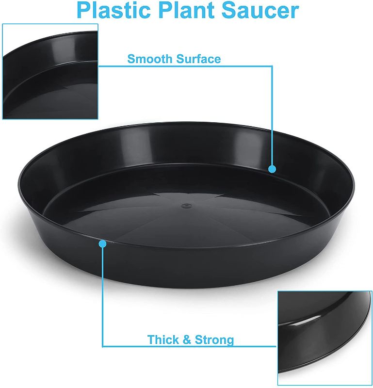 Photo 1 of 18 Inch (16.3 Inch Base) Case of 4 Plant Saucers