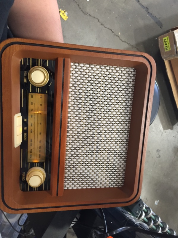 Photo 2 of ClearClick Classic Vintage Retro Style AM/FM Radio with Bluetooth & Aux-in - Handmade Wooden Exterior