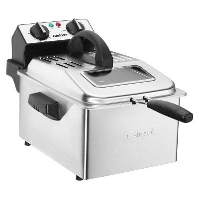 Photo 1 of (NOT FUNCTIONAL) 
Cuisinart 4qt Deep Fryer - Stainless Steel - CDF-200P1