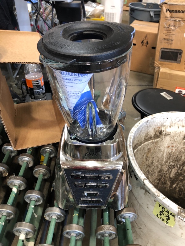 Photo 1 of (MISSING TOP) 
Oster BLSTMB-CBG Pro 1200 Blender Plus Smoothie Cup - Brushed Nickel