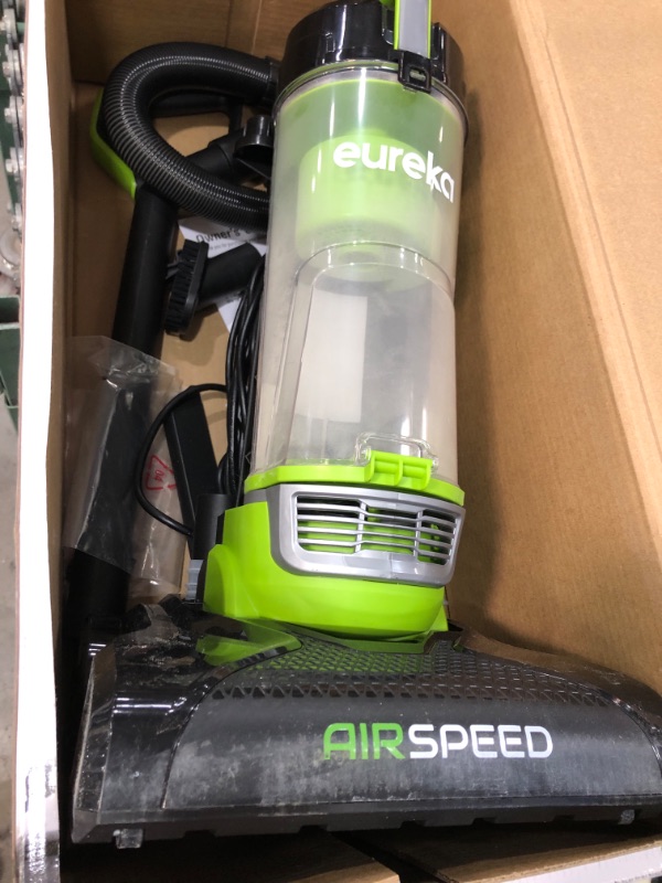 Photo 2 of (SCRATCHED SURFACES) 
Eureka Airspeed Ultra-Lightweight Compact Bagless Upright Vacuum Cleaner, Replacement Filter, Green