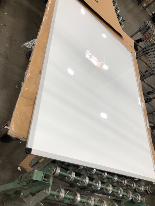 Photo 3 of (DENTED FRONT; MISSING TRAY) 
47" x 35" vizpro white board