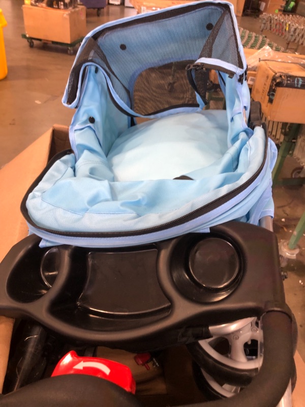 Photo 5 of BABY STROLLER, 22" INCH, LIGHT BLUE