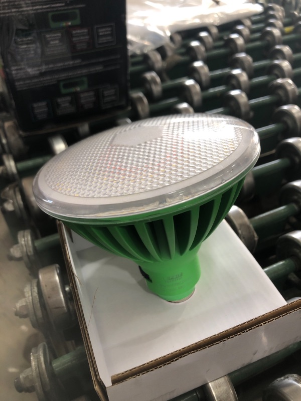 Photo 2 of FEIT ELECTRIC 30-Watt PAR38 Selectable Spectrum for Seeding, Growing and Blooming Indoor and Greenhouse E26 Plant Grow LED Light Bulb
