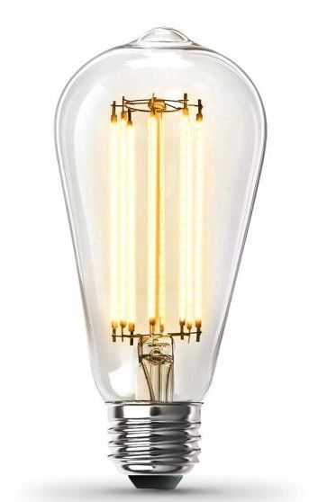 Photo 1 of ECOSMART 40-Watt Equivalent G16.5 Globe Dimmable Clear Glass Filament Vintage LED Light Bulb Soft White (3-Pack), ECOSMART 75-Watt Equivalent ST19 Antique Edison Dimmable Clear Glass Filament Vintage Style LED Light Bulb Soft White (2-Pack) AND FEIT ELECT