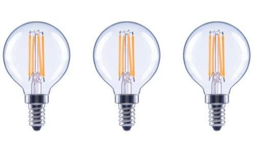 Photo 1 of ECOSMART 40-Watt Equivalent G16.5 Globe Dimmable Clear Glass Filament Vintage LED Light Bulb Soft White (3-Pack), ECOSMART 75-Watt Equivalent ST19 Antique Edison Dimmable Clear Glass Filament Vintage Style LED Light Bulb Soft White (2-Pack) AND FEIT ELECT