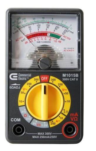 Photo 1 of COMMERCIAL ELECTRIC Analogue Multimeter
