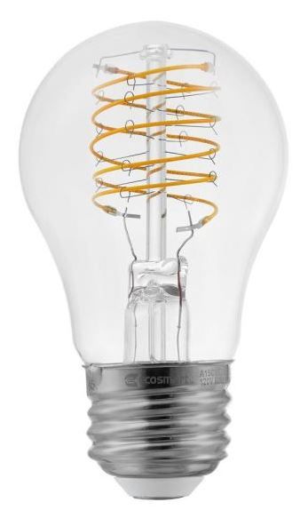 Photo 1 of ECOSMART 40-Watt Equivalent A15 Dimmable Fine Bendy Filament LED Vintage Edison Light Bulb Bright White 3000K (6-Pack)
