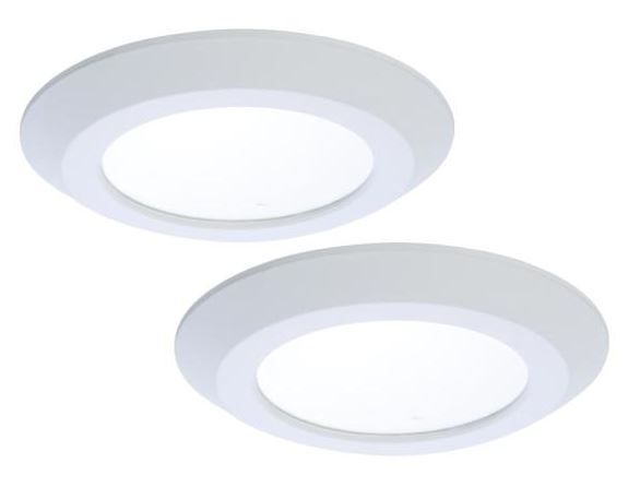 Photo 1 of HALO SLDSL6 Series 6 in. 2700K-5000K Selectable CCT Surface Integrated LED Downlight White Recessed Light Round Trim

//JUST ONE 
