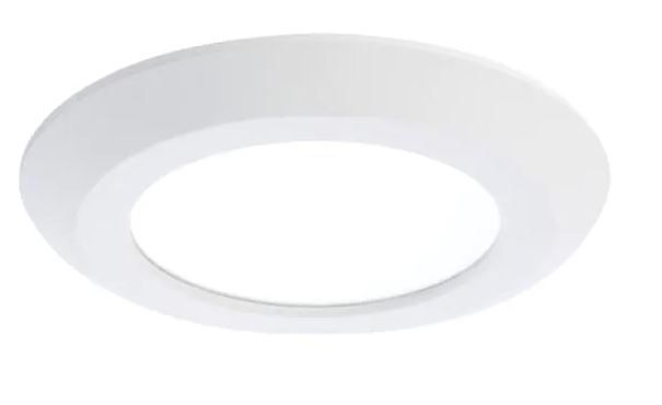 Photo 1 of HALO SLDSL6 Series 6 in. 2700K-5000K Selectable CCT Surface Integrated LED Downlight Recessed Light with White Round Trim
