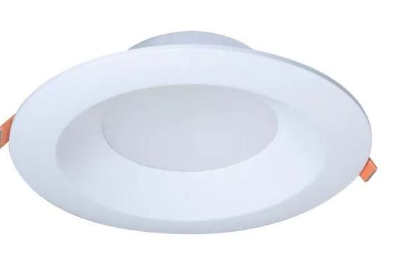 Photo 1 of HALO LT6 Series 6 in. Selectable CCT (3000K-5000K) Canless Integrated LED White Recessed Light Trim, Direct Mount, Dimmable
