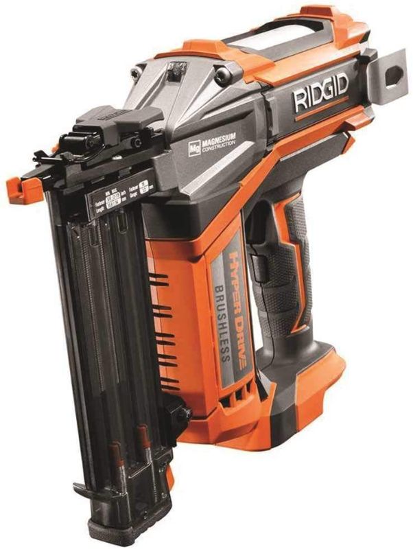 Photo 1 of RIDGID HYPERDRIVE 18-Volt 18-Gauge 2-1/8 in. Brushless Brad Nailer


//MINOR DAMAGE WITH SCUFFS 